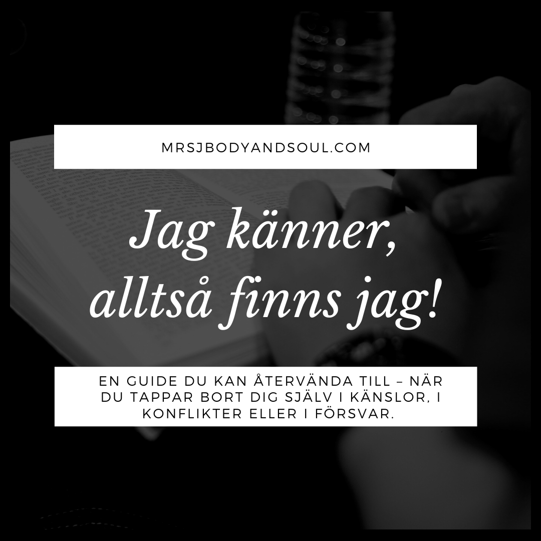 Jag känner, alltså finns jag! - PDF