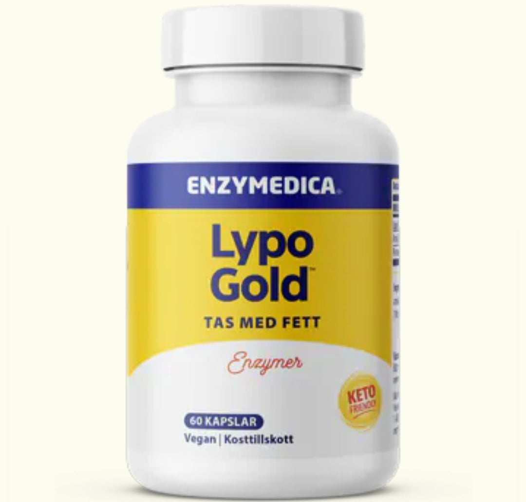 Enzymedica Lypo Gold - soporte enzimático para comidas ricas en grasas