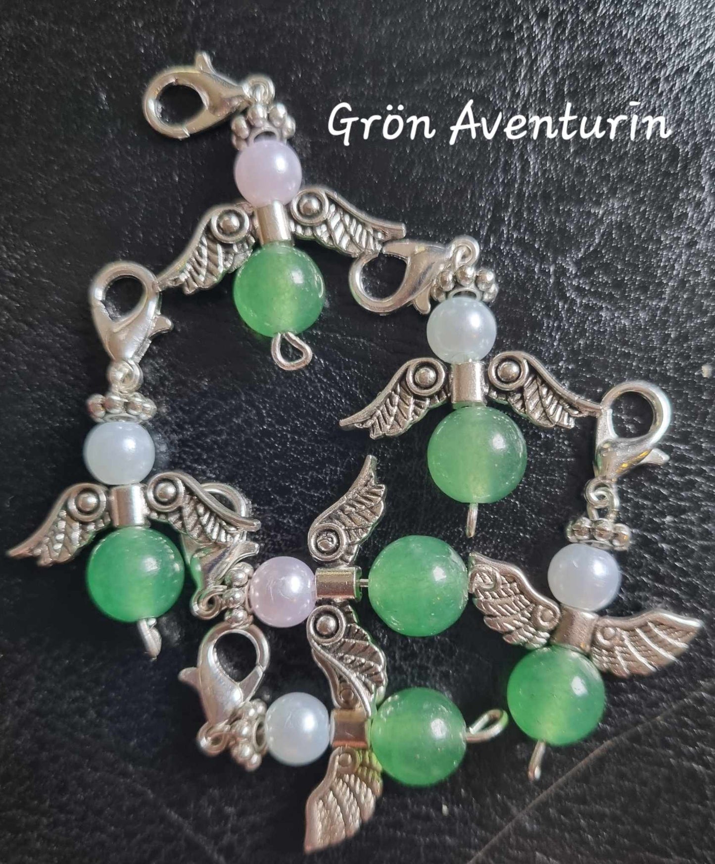 Änglaberlock Grön Aventurin