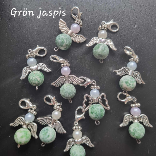 Änglaberlock Grön Jaspis