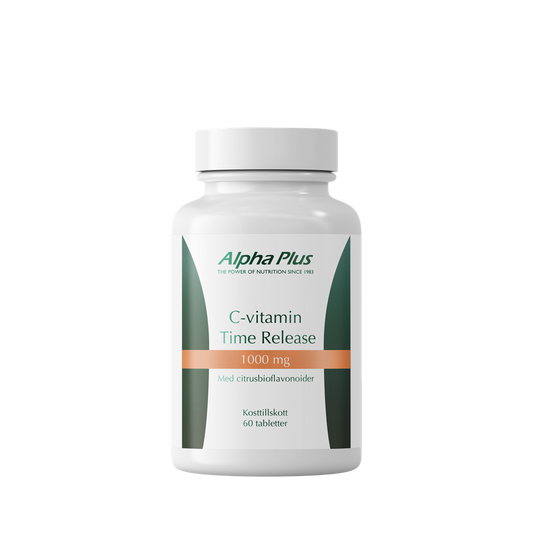 Alpha plus C-vitamin Time release Kapslar