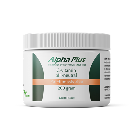 Alpha Plus C‑vitaminpulver (Askorbinsyra / pH‑Neutral)