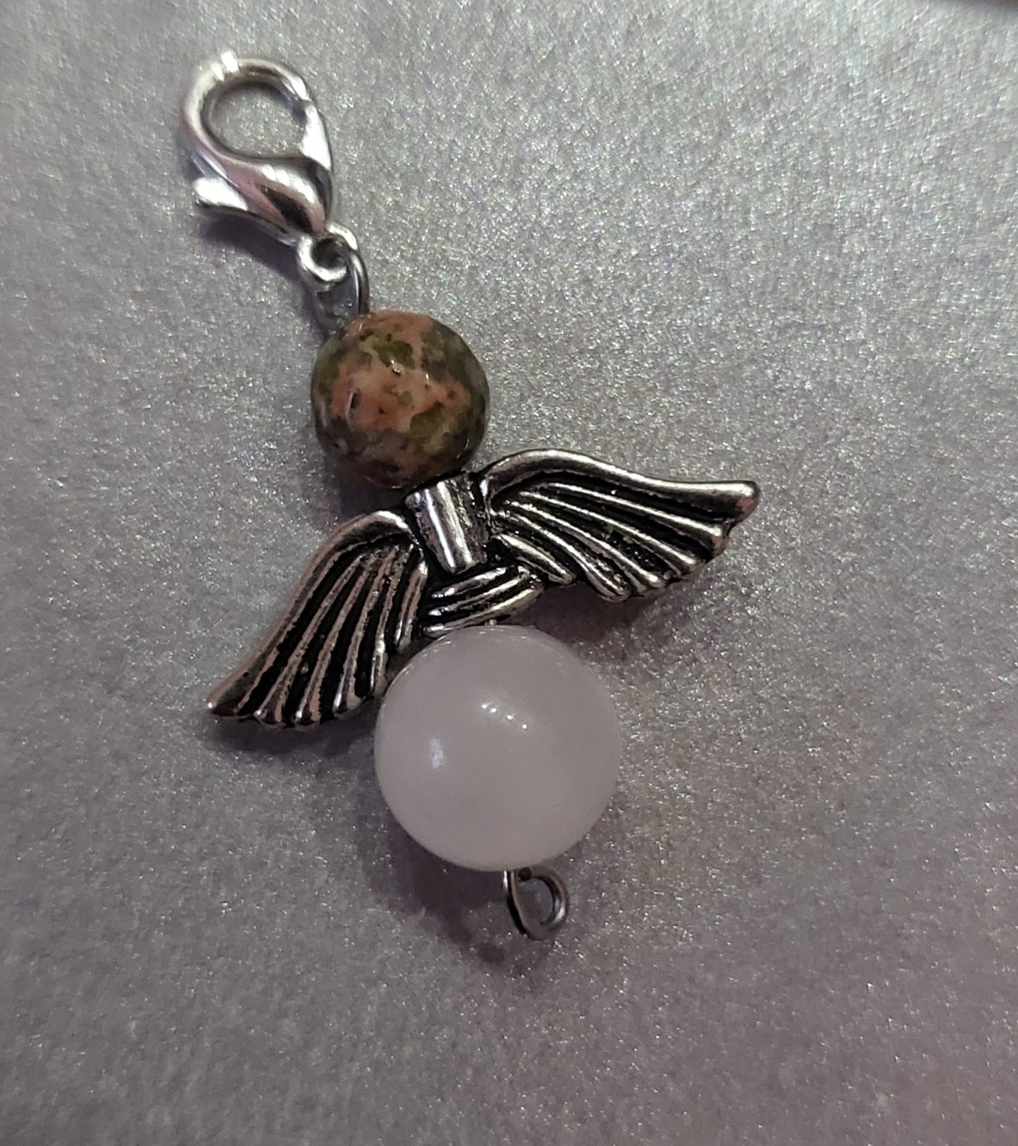 Balansängeln – Rosenkvarts & Unakit