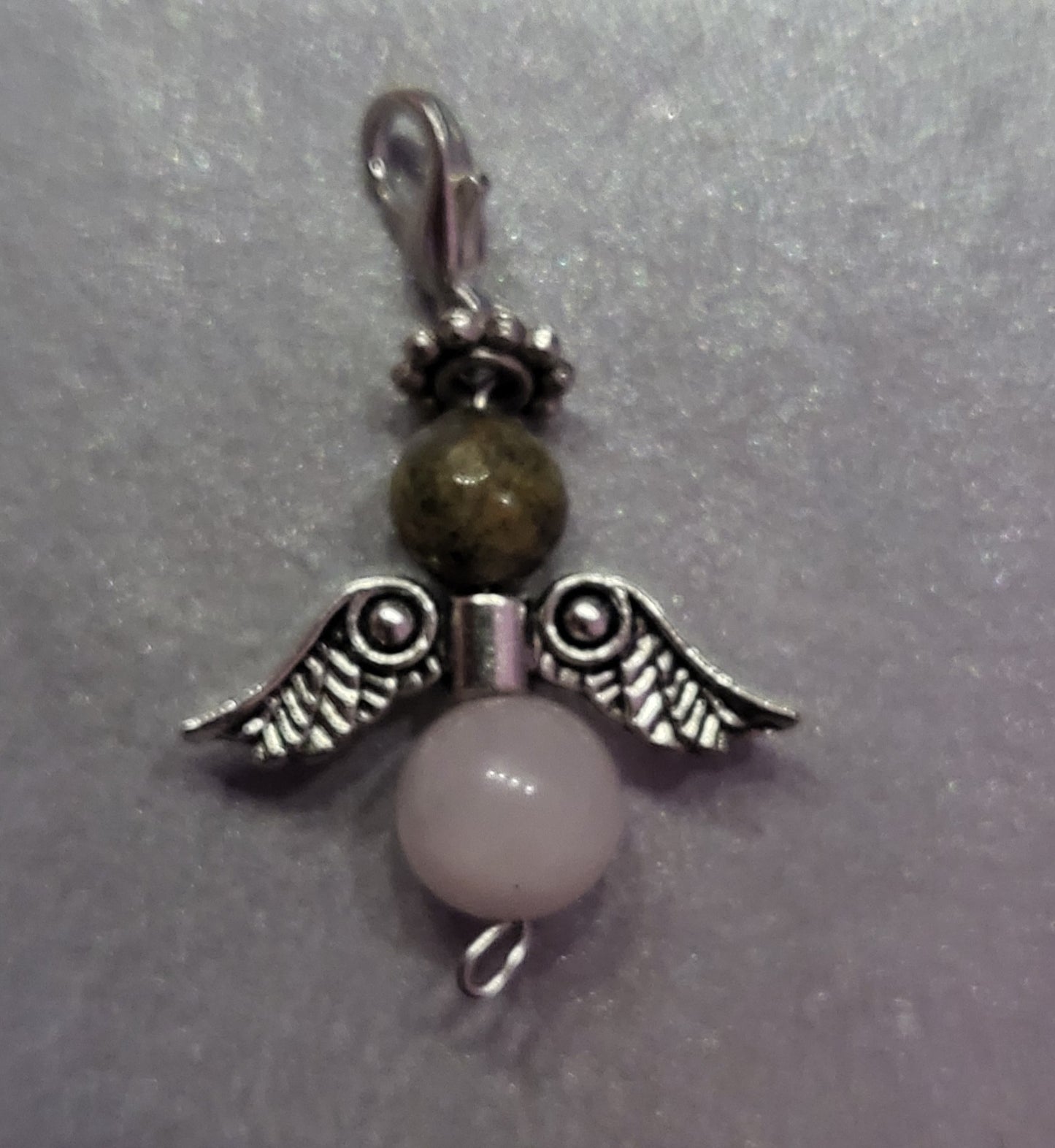 Balansängeln – Rosenkvarts & Unakit