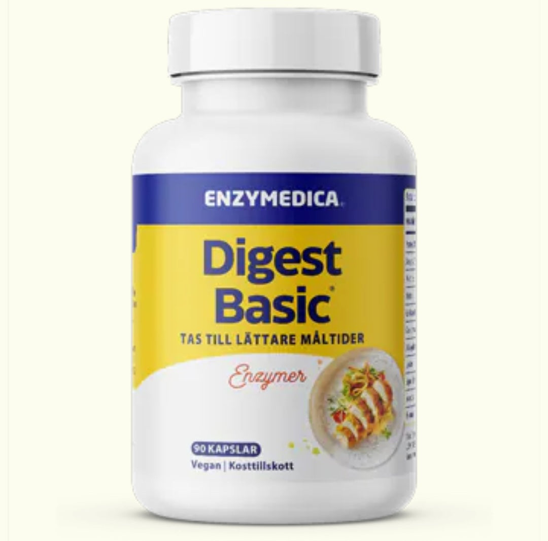Enzymedica Digest Basic - balanserat enzymstöd för matsmältningen